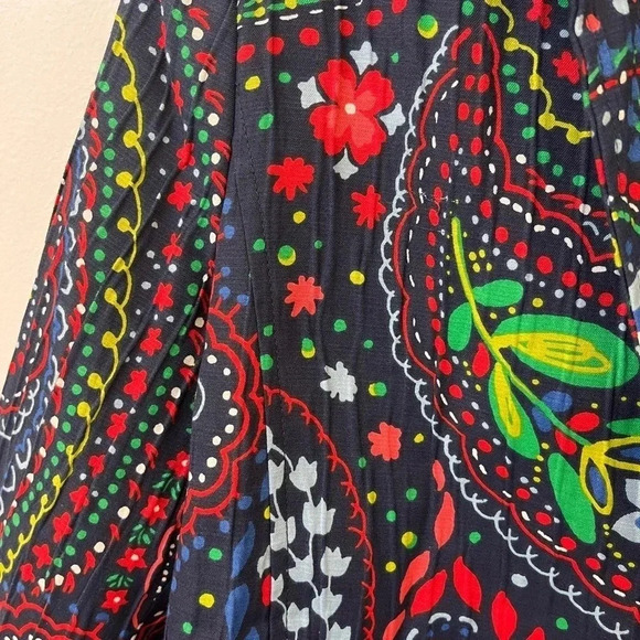 Alfred Dunner 8P Blazer Open Front Pleated 3/4 Sleeve Jacket Floral Colorful MOB - Picture 5 of 9